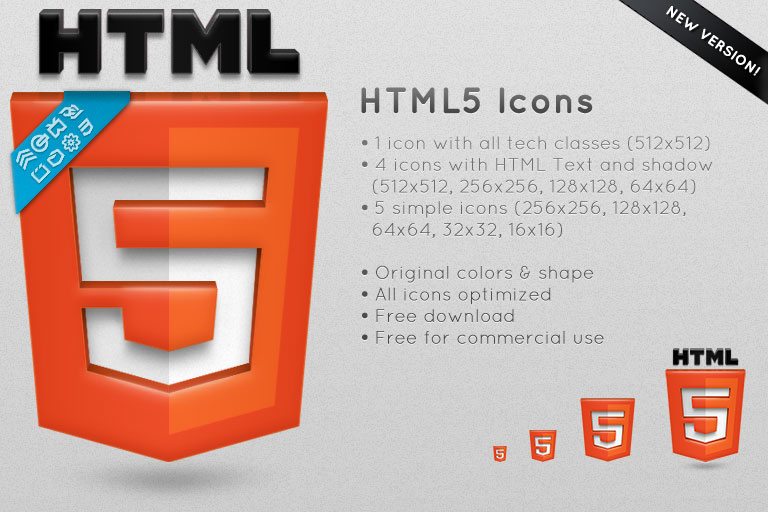 Detail Html5 Icon Nomer 34