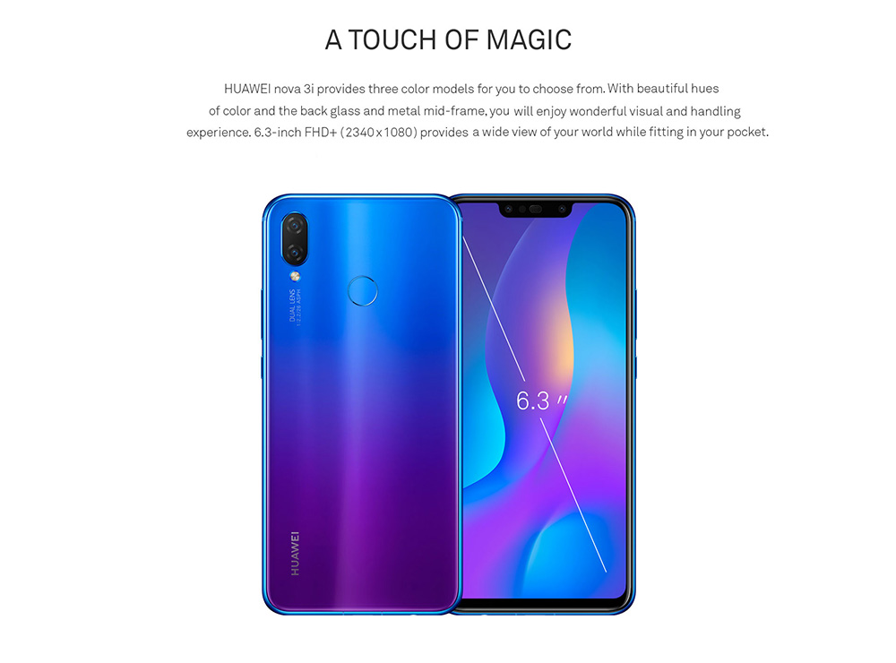 Detail Huawei Nova 3i Black Nomer 48