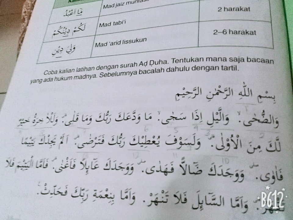 Detail Hukum Bacaan Surat Ad Dhuha Nomer 13