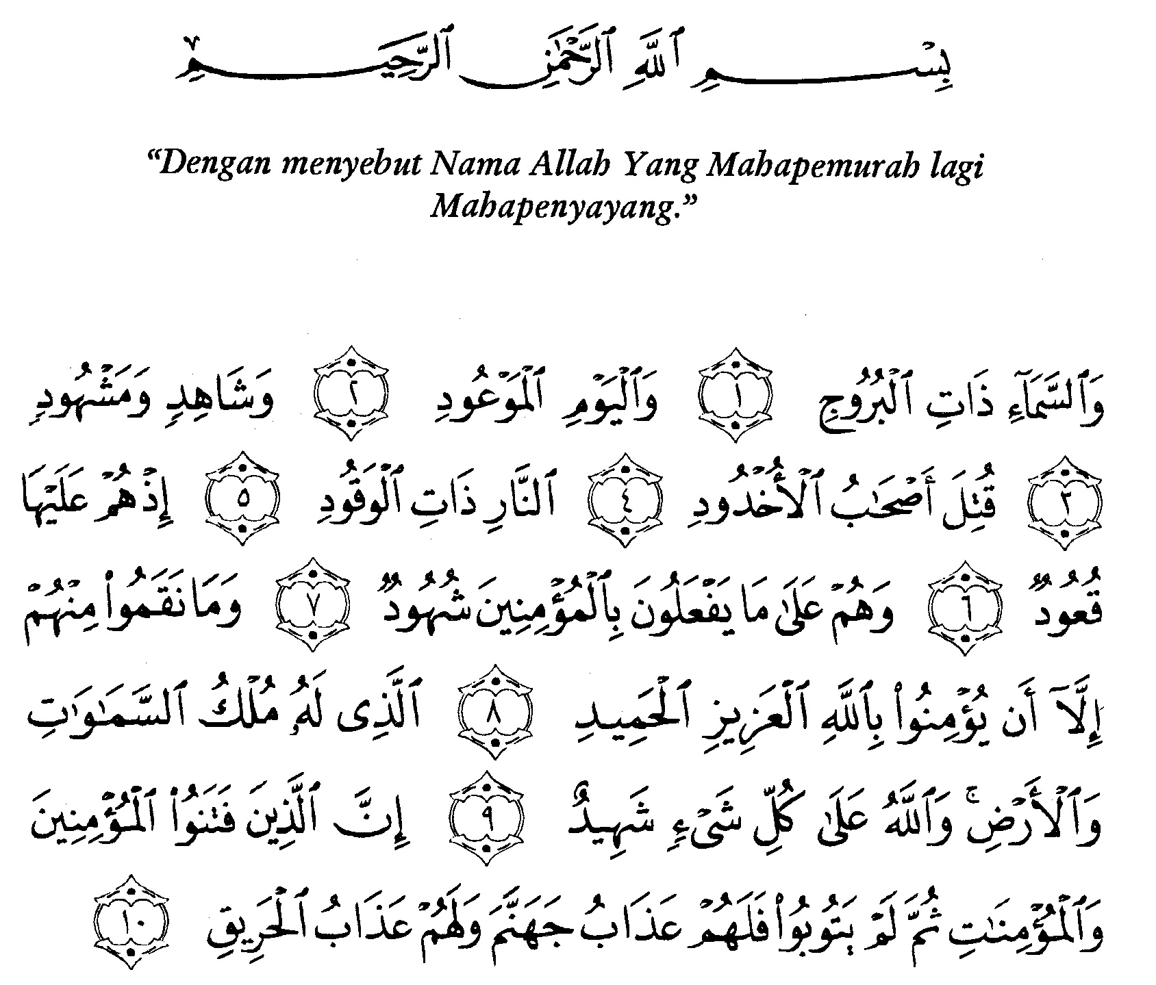 Detail Hukum Bacaan Surat Al Buruj Ayat 1 Nomer 44