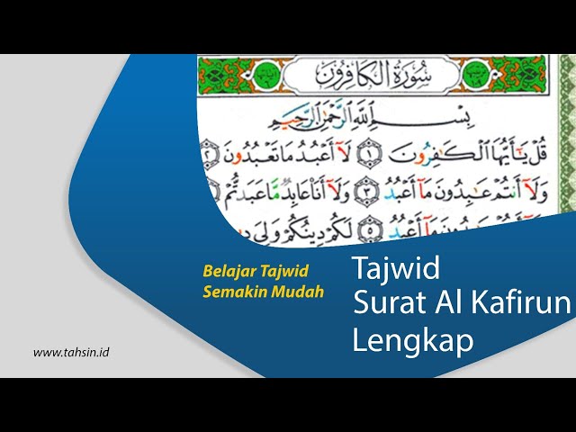 Detail Hukum Bacaan Surat Al Kafirun Ayat 3 Nomer 14