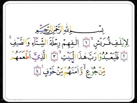 Detail Hukum Bacaan Surat Al Quraisy Nomer 3