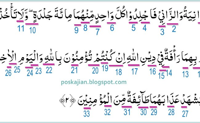 Detail Hukum Bacaan Tajwid Surat Al Isra Ayat 32 Nomer 43