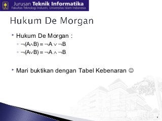 Detail Hukum De Morgan Nomer 40