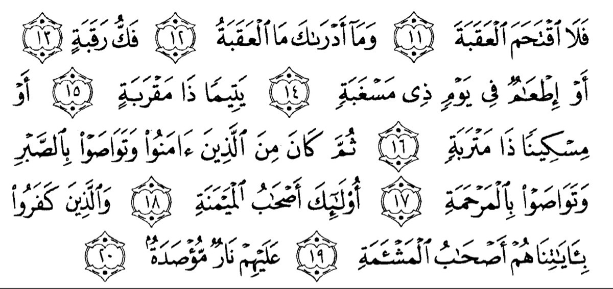 Detail Hukum Tajwid Surat Al Balad Nomer 10