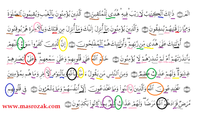 Download Hukum Tajwid Surat Al Baqarah Ayat 1 20 Nomer 1