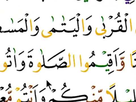 Detail Hukum Tajwid Surat Al Baqarah Ayat 83 Nomer 37