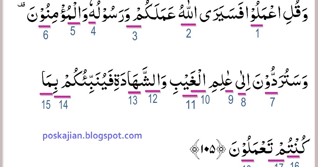 Detail Hukum Tajwid Surat At Taubah Ayat 122 Nomer 15