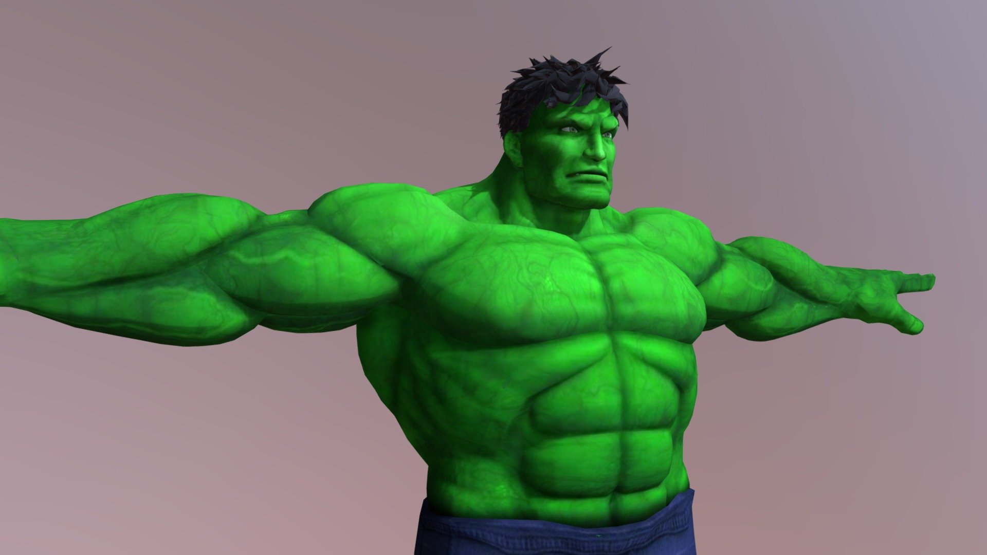 Detail Hulk 3d Nomer 6