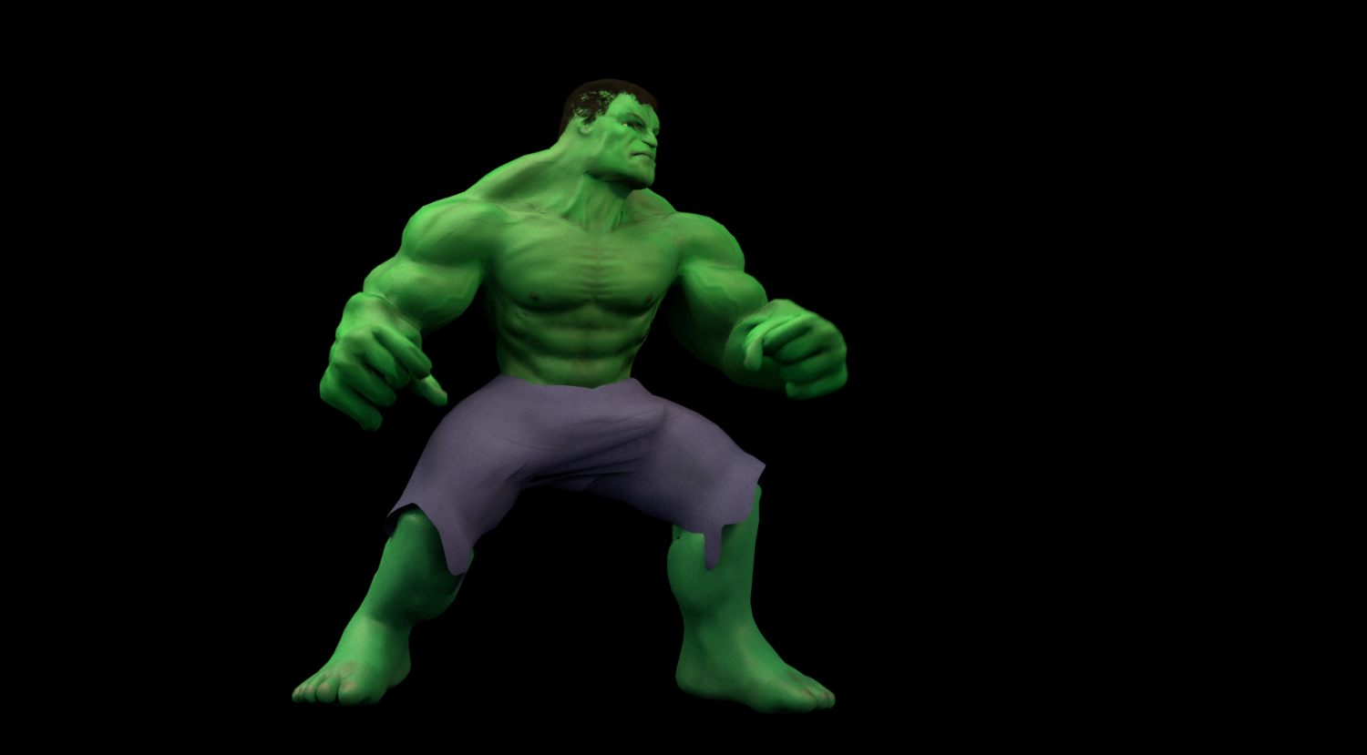 Detail Hulk 3d Nomer 51