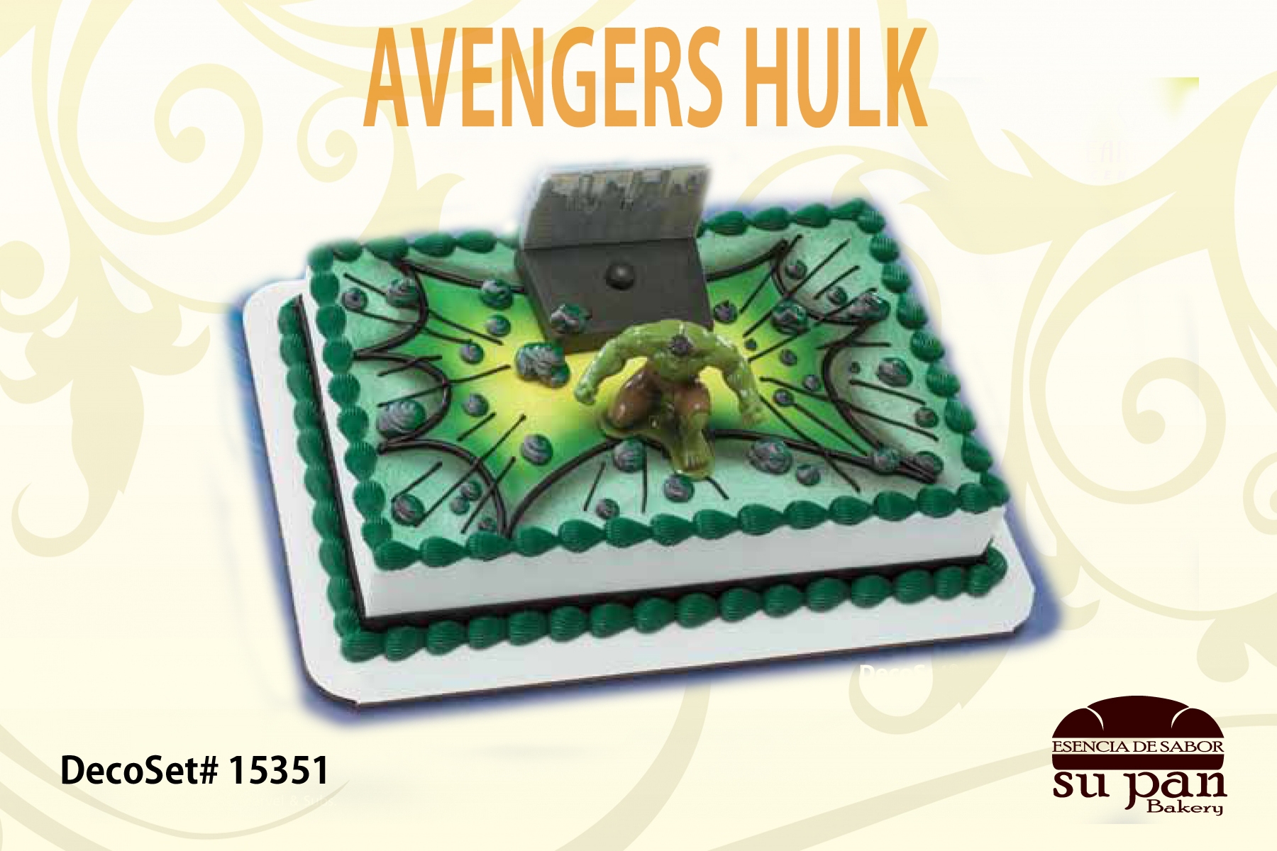 Detail Hulk Cake Pan Nomer 29