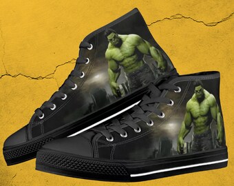 Detail Hulk Converse High Tops Nomer 20