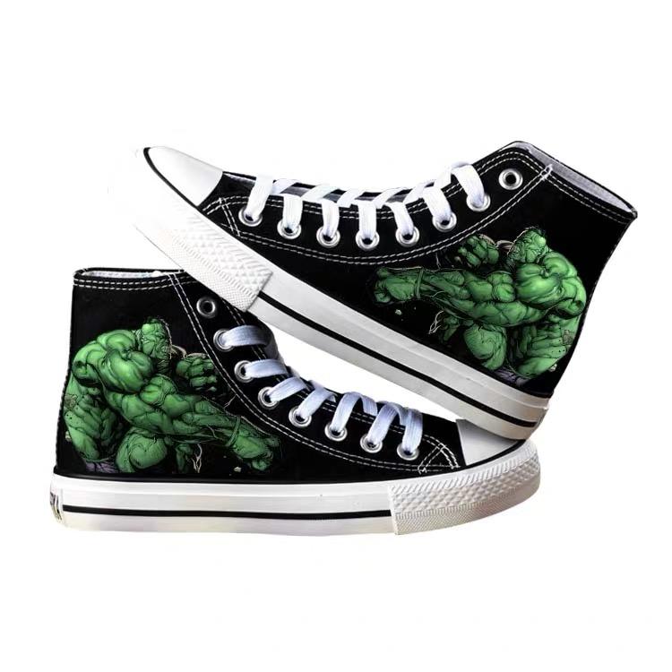 Detail Hulk Converse High Tops Nomer 27