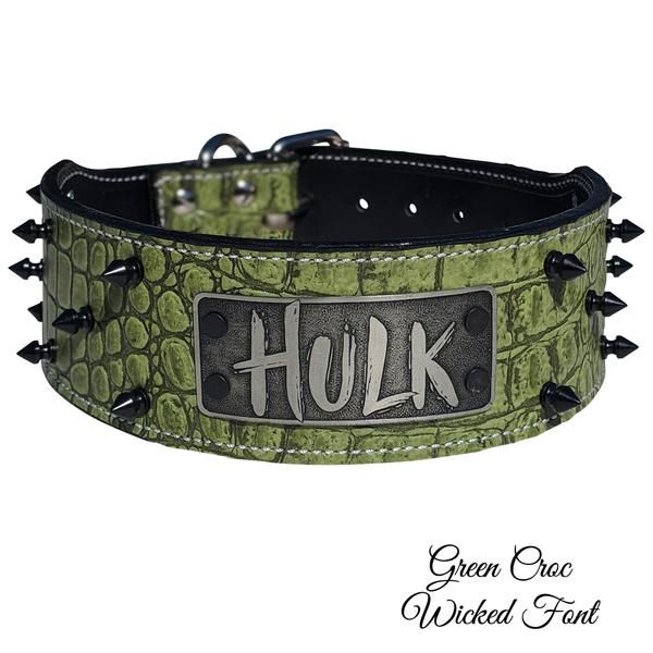 Detail Hulk Dog Collar Nomer 42