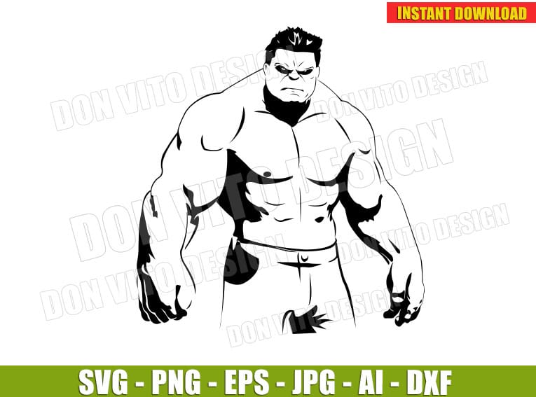 Detail Hulk Face Clipart Black And White Nomer 22