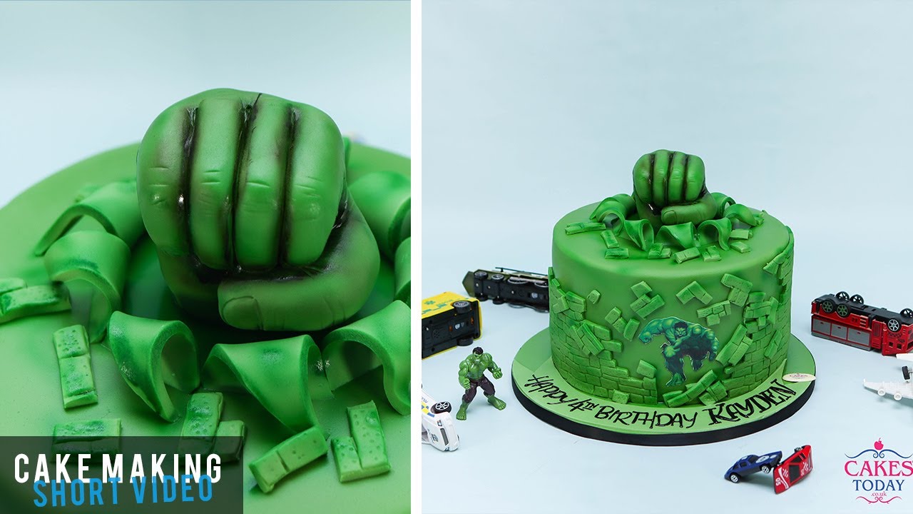 Detail Hulk Fist Cake Nomer 23