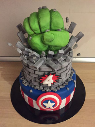 Detail Hulk Fist Cake Nomer 30