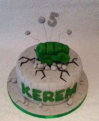 Detail Hulk Fist Cake Nomer 39