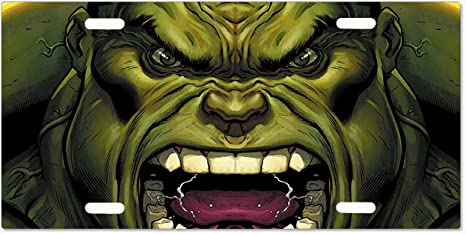 Detail Hulk License Plate Frame Nomer 15