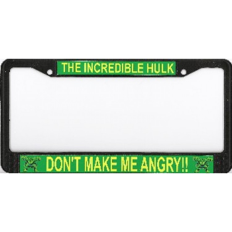 Detail Hulk License Plate Frame Nomer 5