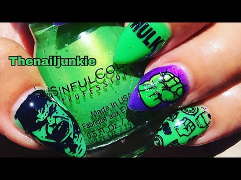 Detail Hulk Nail Designs Nomer 35