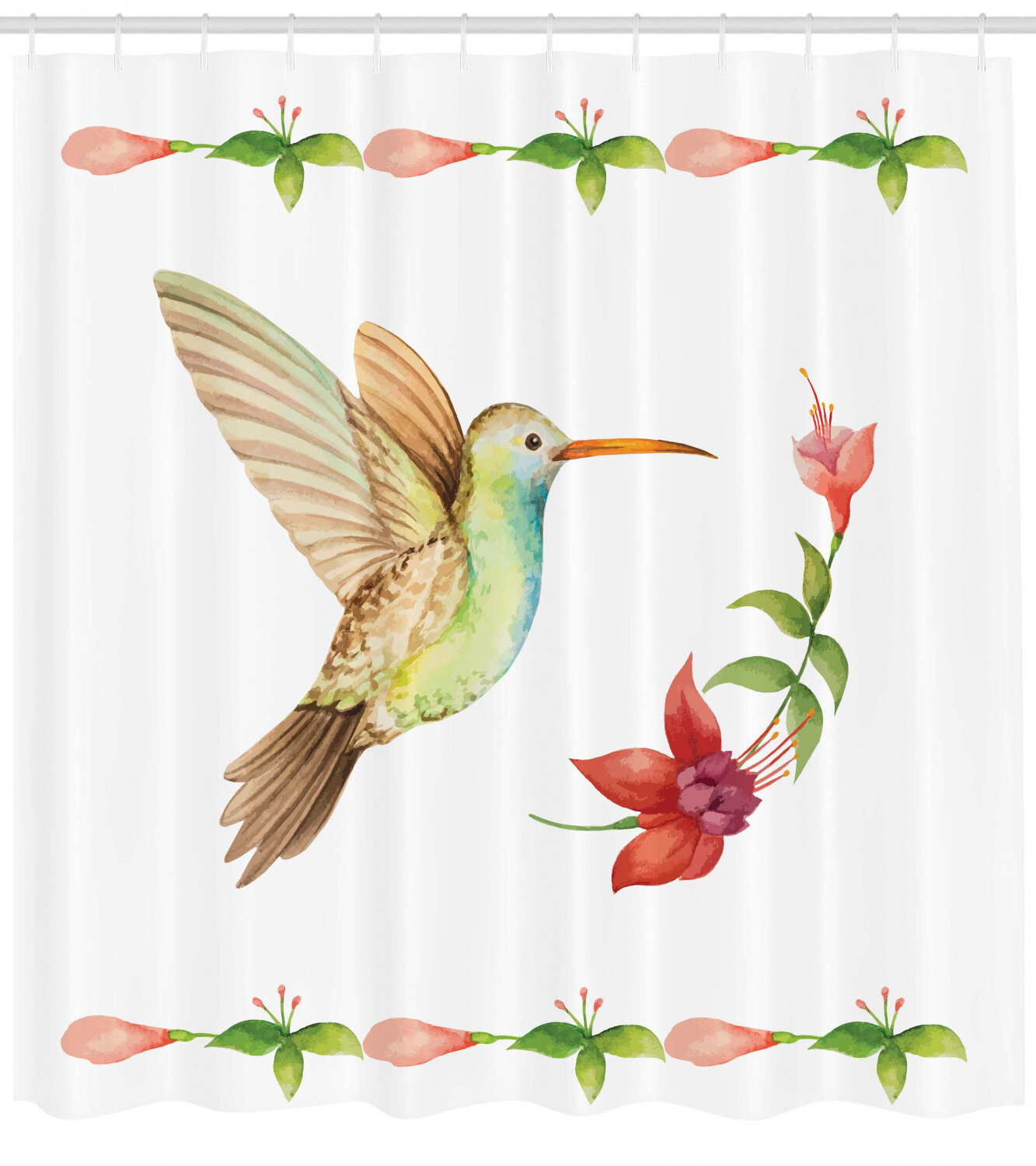 Detail Humming Bird Shower Curtains Nomer 22