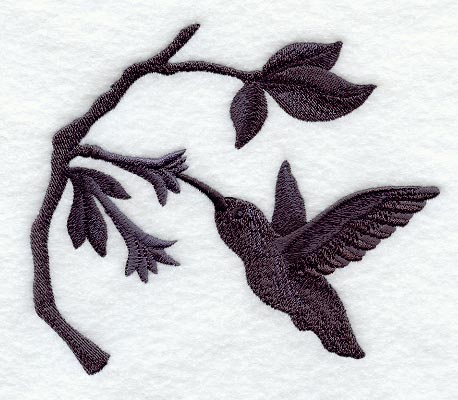 Detail Hummingbird And Flower Silhouette Nomer 46