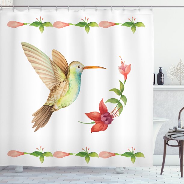 Download Hummingbird Bathroom Curtains Nomer 25