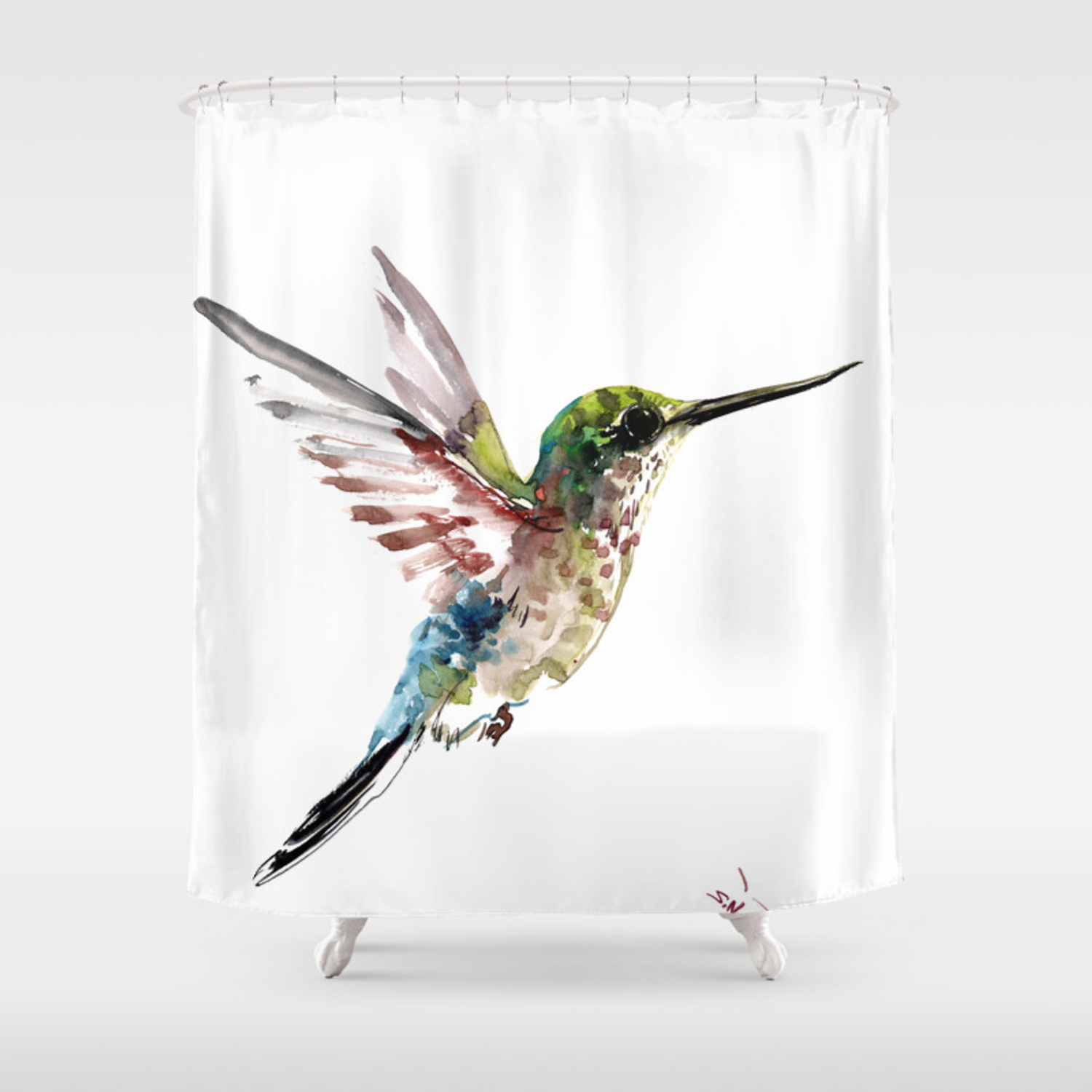 Detail Hummingbird Bathroom Curtains Nomer 41