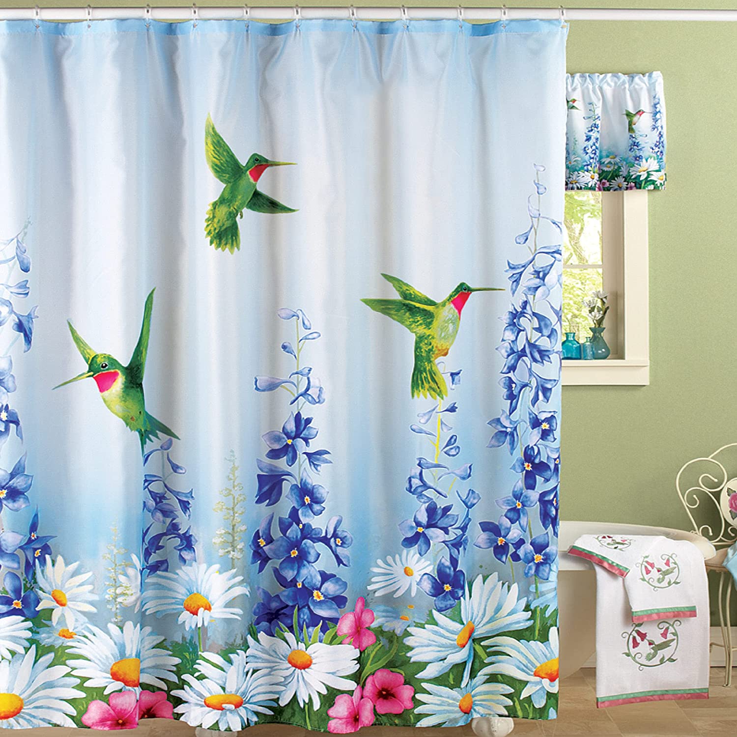 Detail Hummingbird Bathroom Curtains Nomer 8