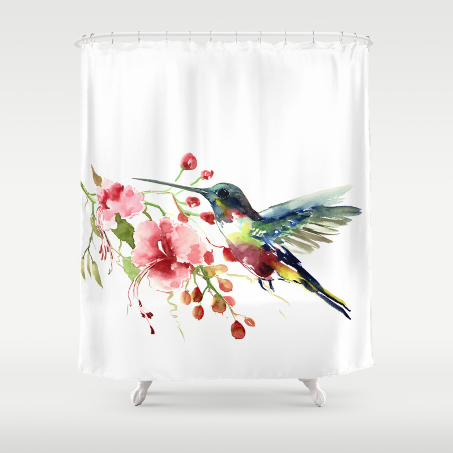 Detail Hummingbird Bathroom Curtains Nomer 10