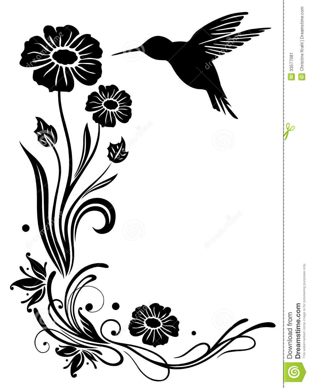 Detail Hummingbird Black And White Clipart Nomer 24