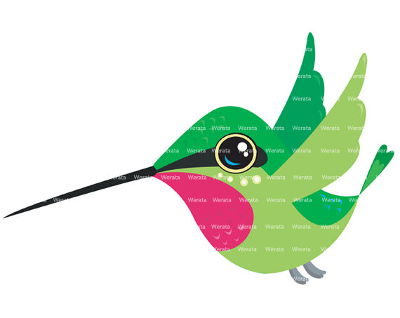 Detail Hummingbird Clip Art Free Nomer 45