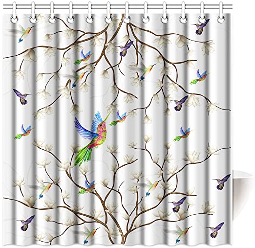 Detail Hummingbird Shower Curtains Nomer 32