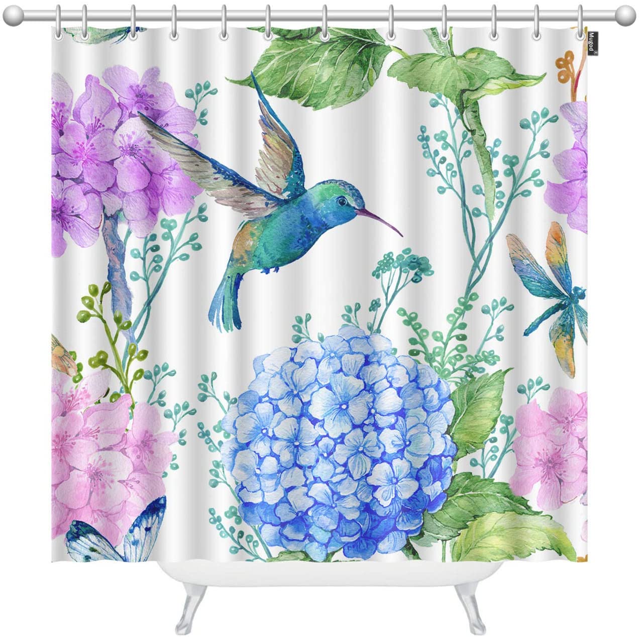 Detail Hummingbird Shower Curtains Nomer 52