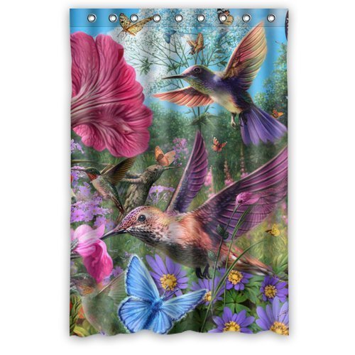 Detail Hummingbird Shower Curtains Nomer 56