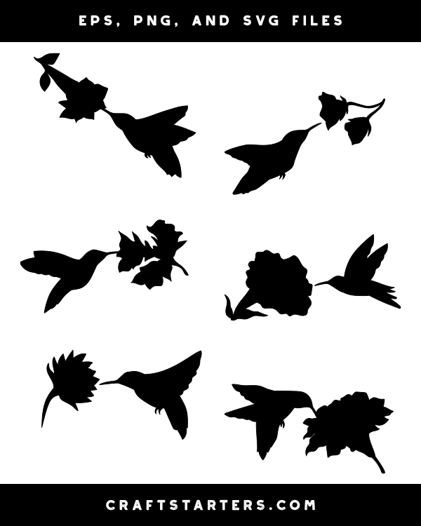 Detail Hummingbird Silhouette Clip Art Nomer 36