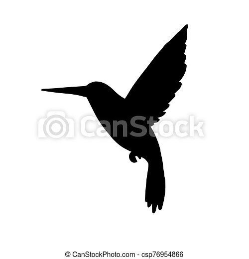 Detail Hummingbird Silhouette Vector Nomer 40