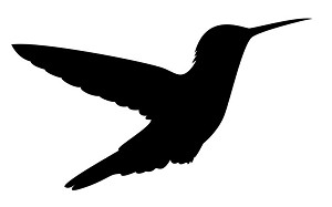 Detail Hummingbird Silhouettes Nomer 23