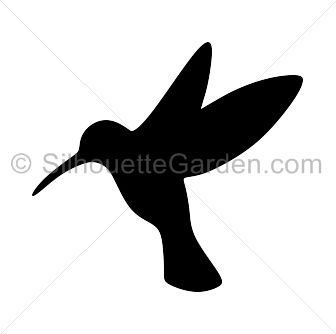 Detail Hummingbird Silhouettes Nomer 50