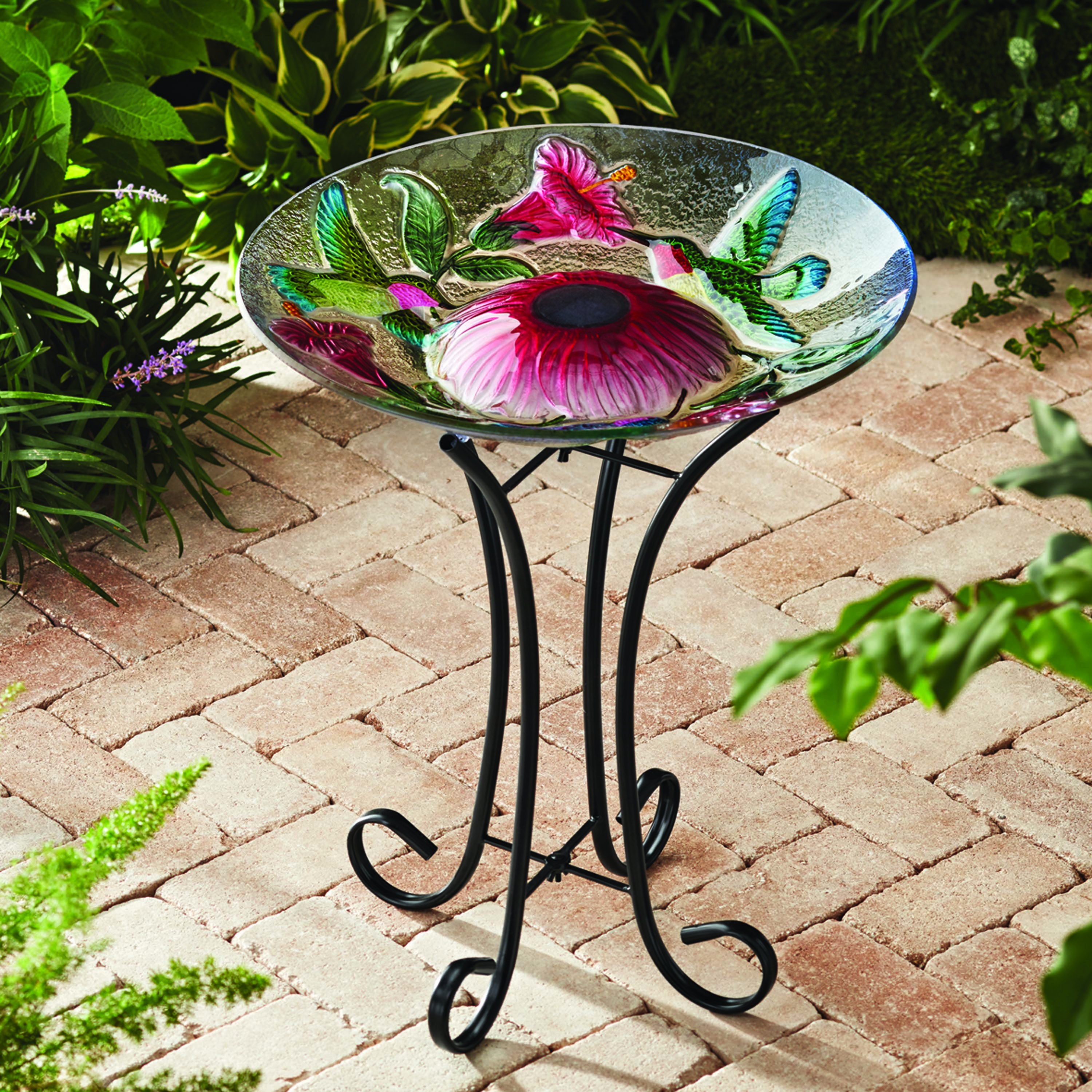 Hummingbird Solar Bird Bath - KibrisPDR