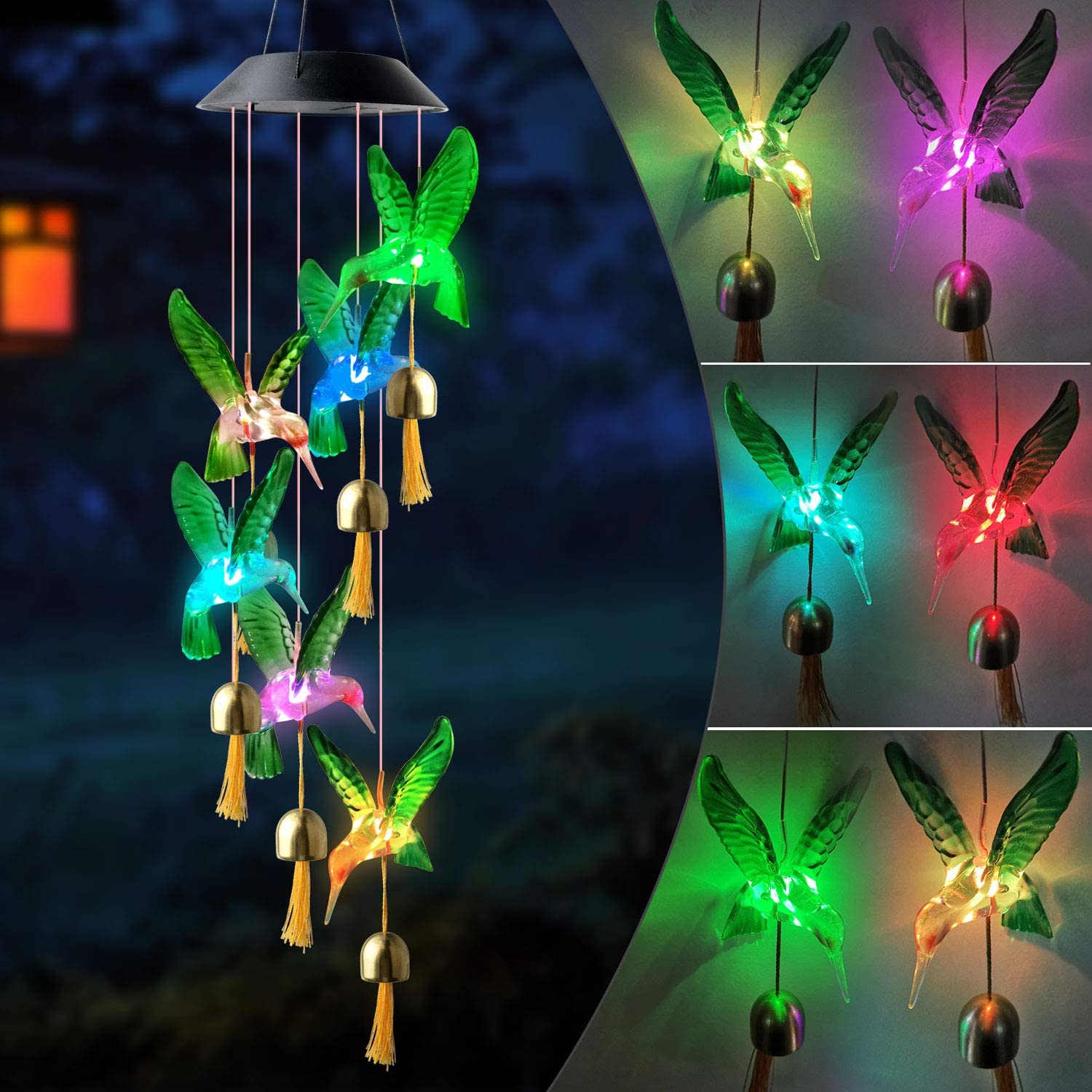 Detail Hummingbird Solar Lights Amazon Nomer 9