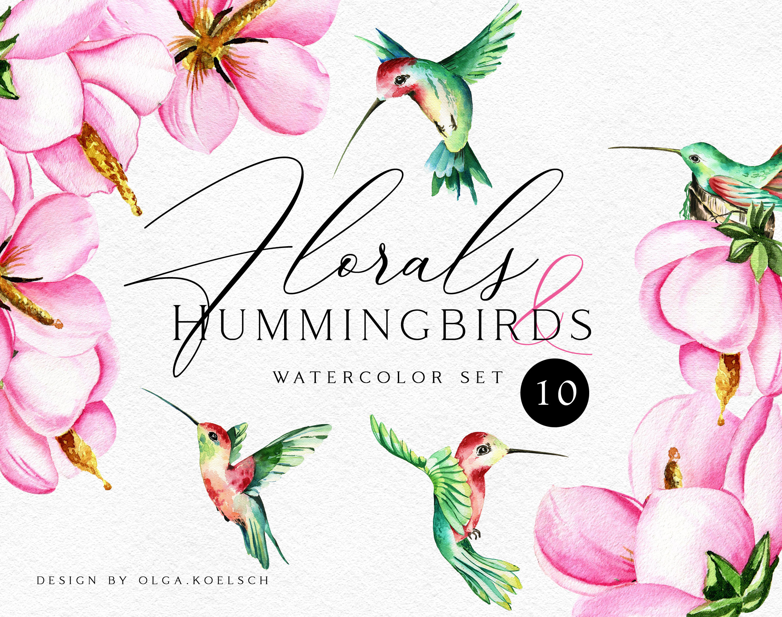 Detail Hummingbird With Flower Clipart Nomer 23