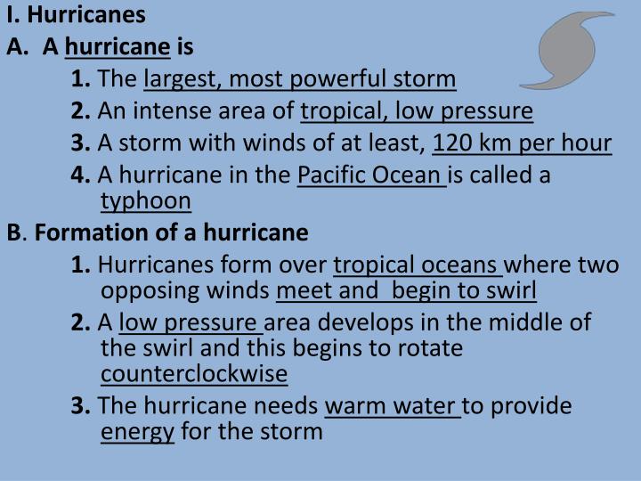 Detail Hurricane Powerpoint Template Nomer 40