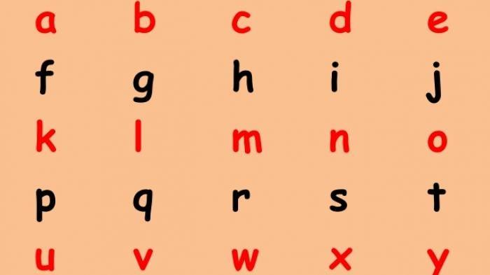 Detail Huruf Abjad A Sampai Z Nomer 9