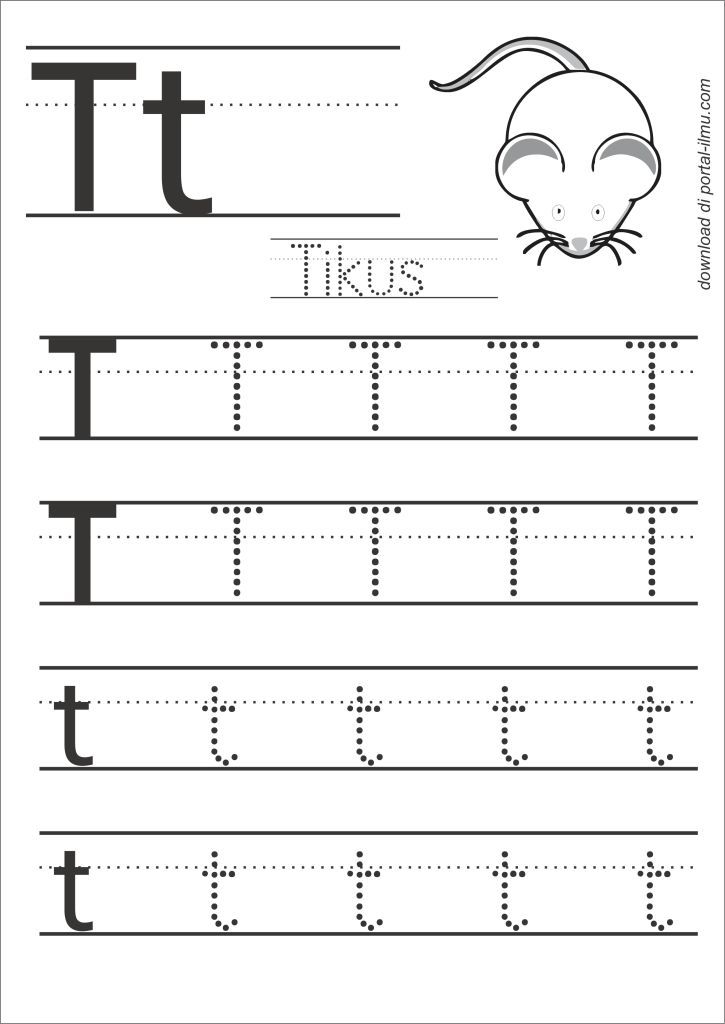 Detail Huruf Abjad Belajar Menulis Huruf Nomer 19