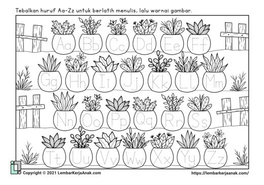 Detail Huruf Abjad Belajar Menulis Huruf Nomer 29