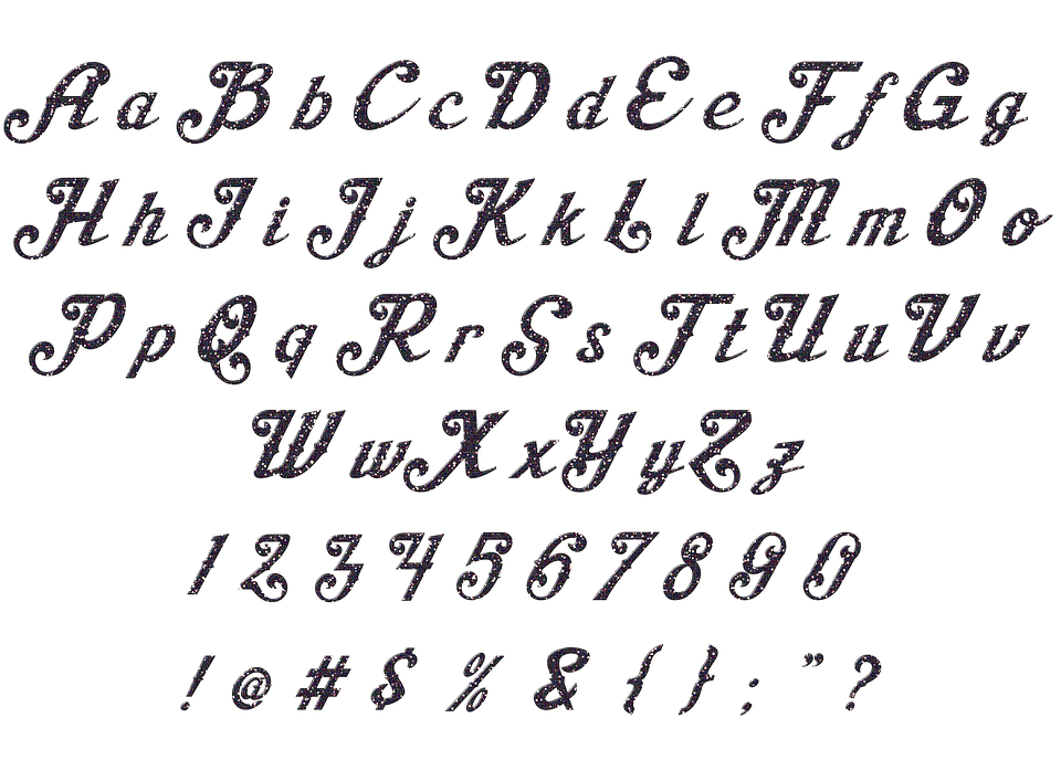 Detail Huruf Alfabet Keren Nomer 6
