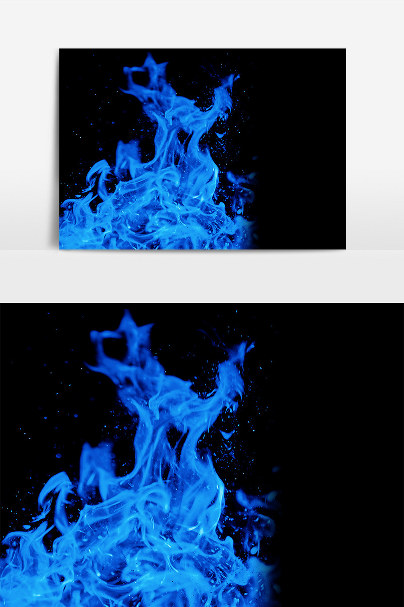 Detail Huruf Api Biru Nomer 30