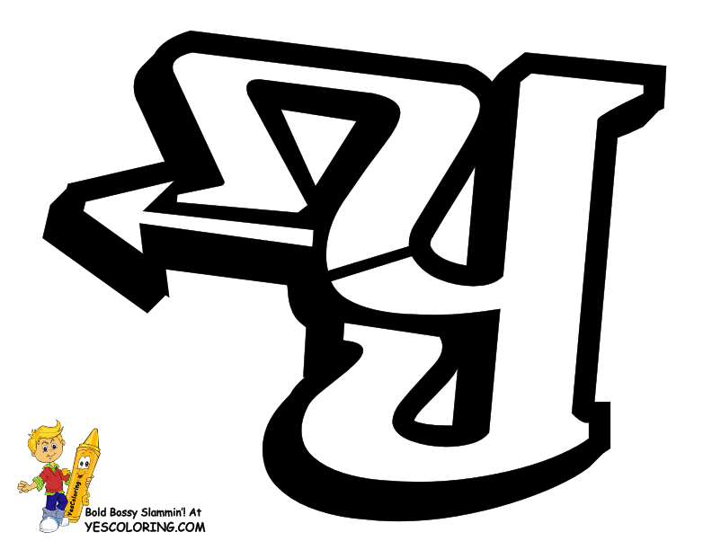 Detail Huruf Grafiti R Nomer 34
